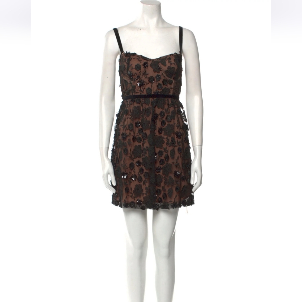 For Love & Lemons Lace Pattern Mini Dress NWOT